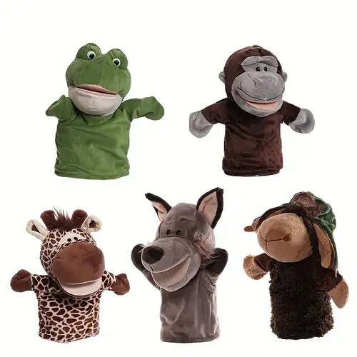 New Products Hand Puppet Funny Boy Cute Plush Toy Puppet - Temu