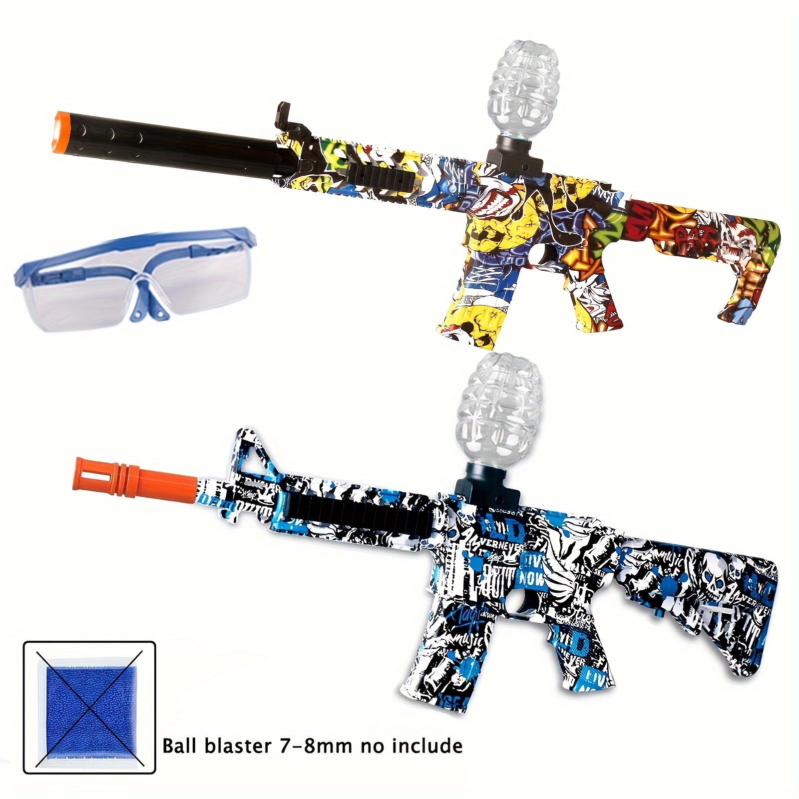 BIU BLASTER - Pistola eléctrica de bolas de gel, pistola de bolas de agua,  bolas de gel de explosión automática, pistola de juguete altamente