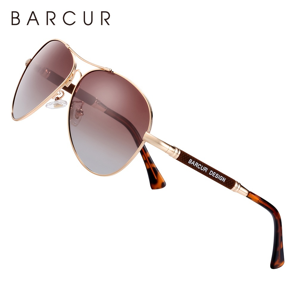 Barcur Gafas Sol Polarizadas Hombre Lentes Sol Unisex Cristales