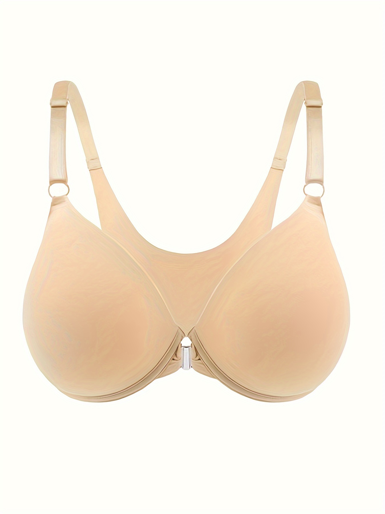 Bras for Women No Underwire Front Closure Full Coverage Push Up