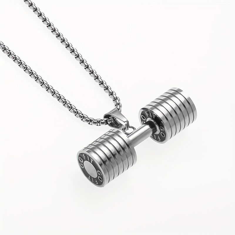 Titanium Steel Dumbbell Pendant Gym Fitness Equipment - Temu