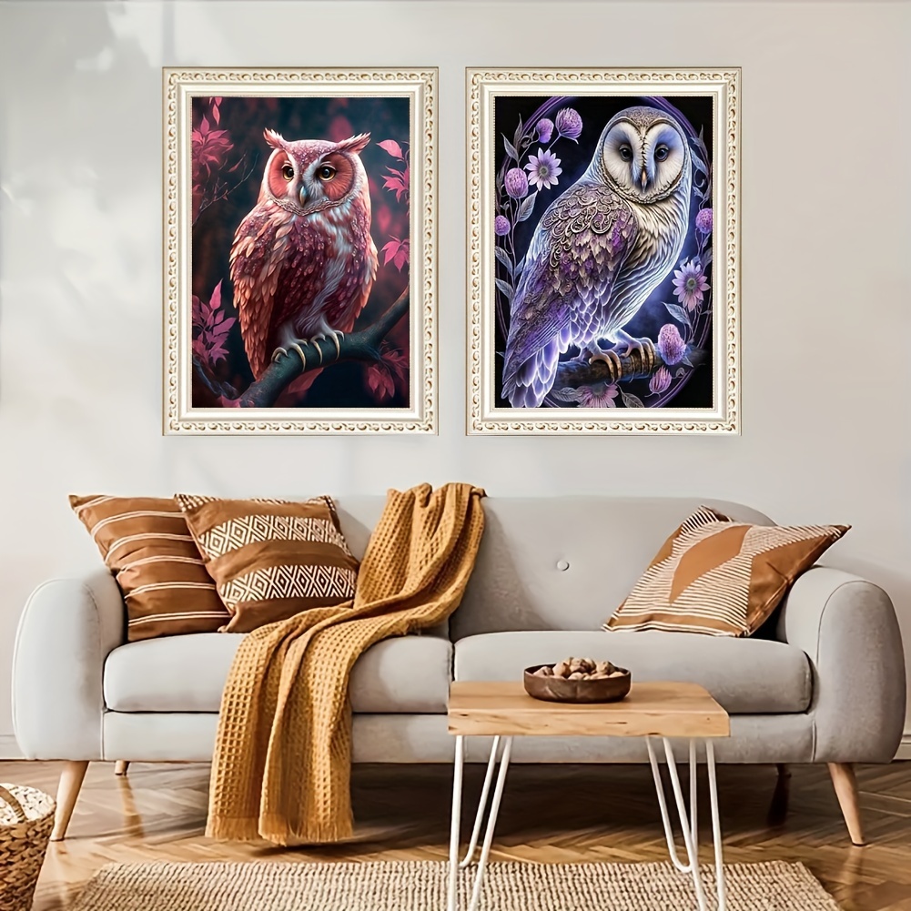 5d Full Crystal Artificial Diamond Paintings New Collection Owl Animal Diy  Artificial Diamond Mosaic Art And Creation Cross Stitch Kits Home Decor -  Temu United Arab Emirates