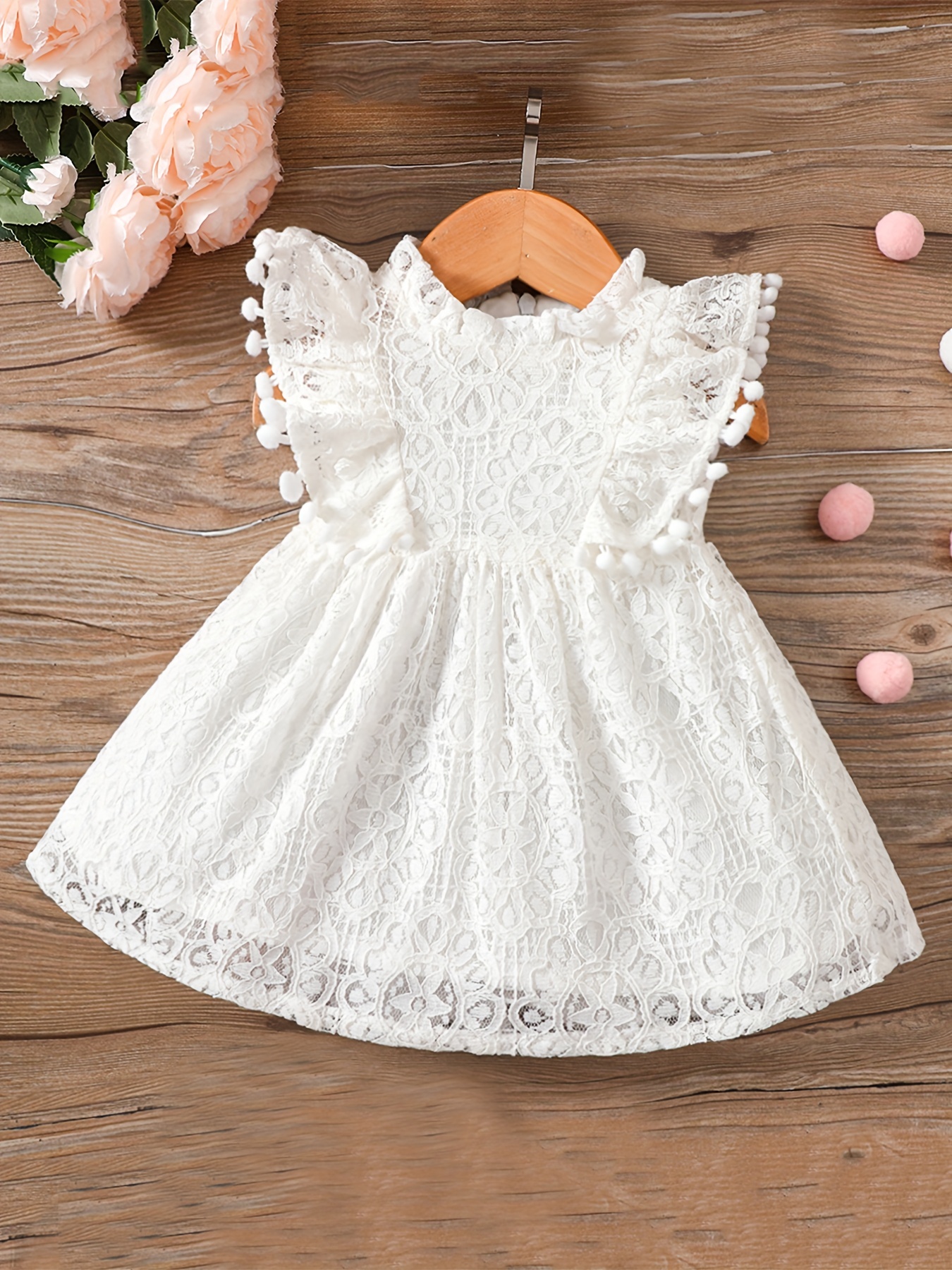 New Summer Cotton Lace Stitching Suspender Dresses Parent - Temu