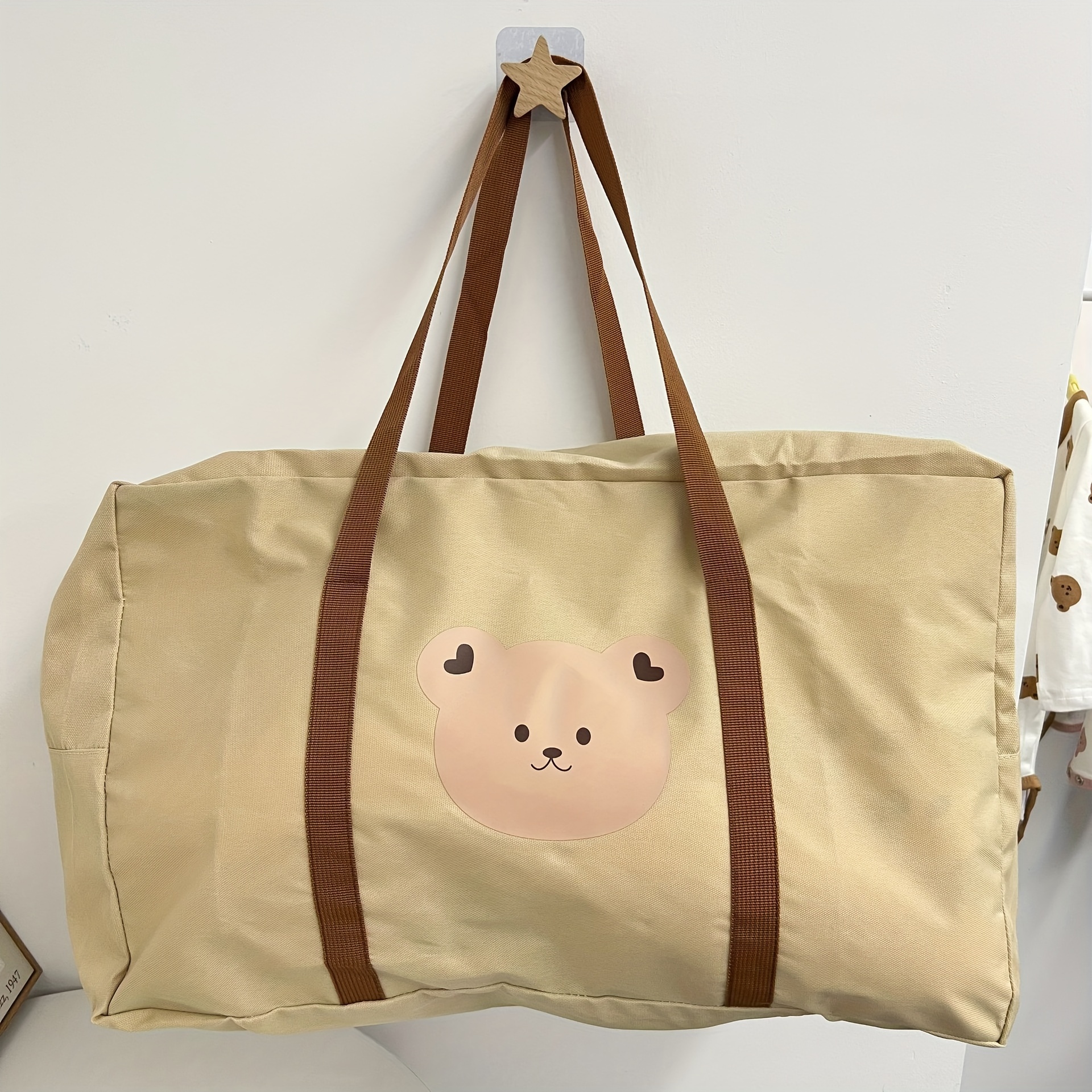 Dessin Animé Bébé Vêtements Portable Sac De Rangement Bébé Sortir Maman Sac  Sac À Main Grande Capacité Étanche Étanche À L'humidité Sac De Rangement