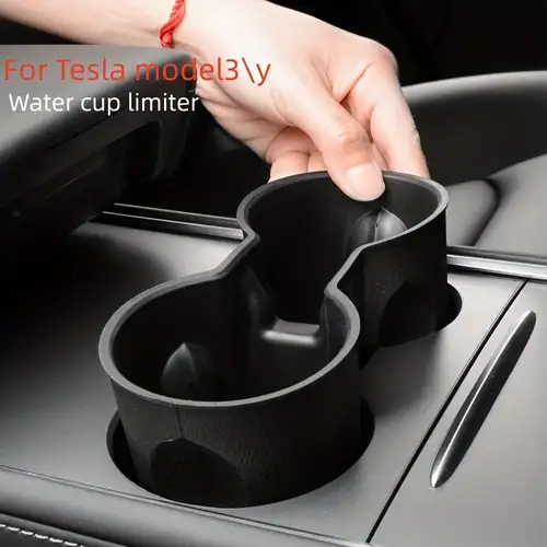 Car Center Console Cup Holder Inserts For Model Y - Temu