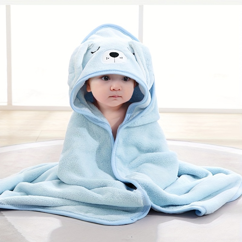 Toallas y paños con capucha para bebé, toalla de baño de algodón de  muselina suave y absorbente y paño de lavado para recién nacidos, niños y  niñas.