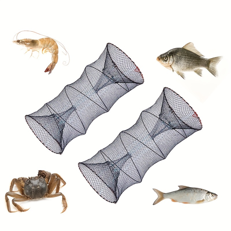 Fishing Bait Trap 2 Packs Crab Trap Minnow Trap Crawfish Trap