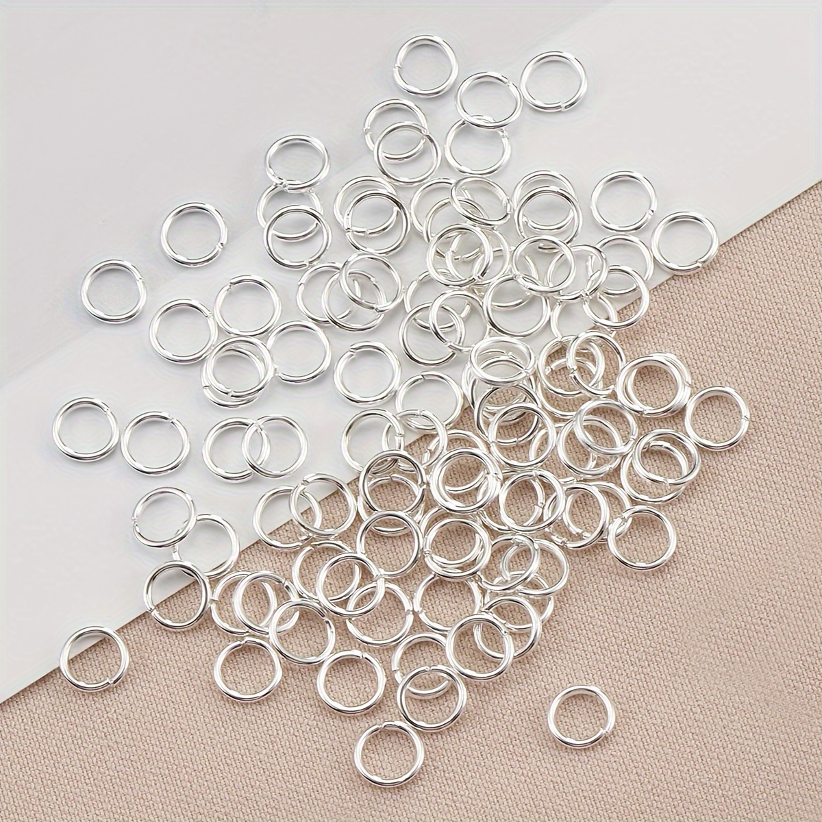 About Stainless Steel Open Jump Rings Bracelet Necklace - Temu