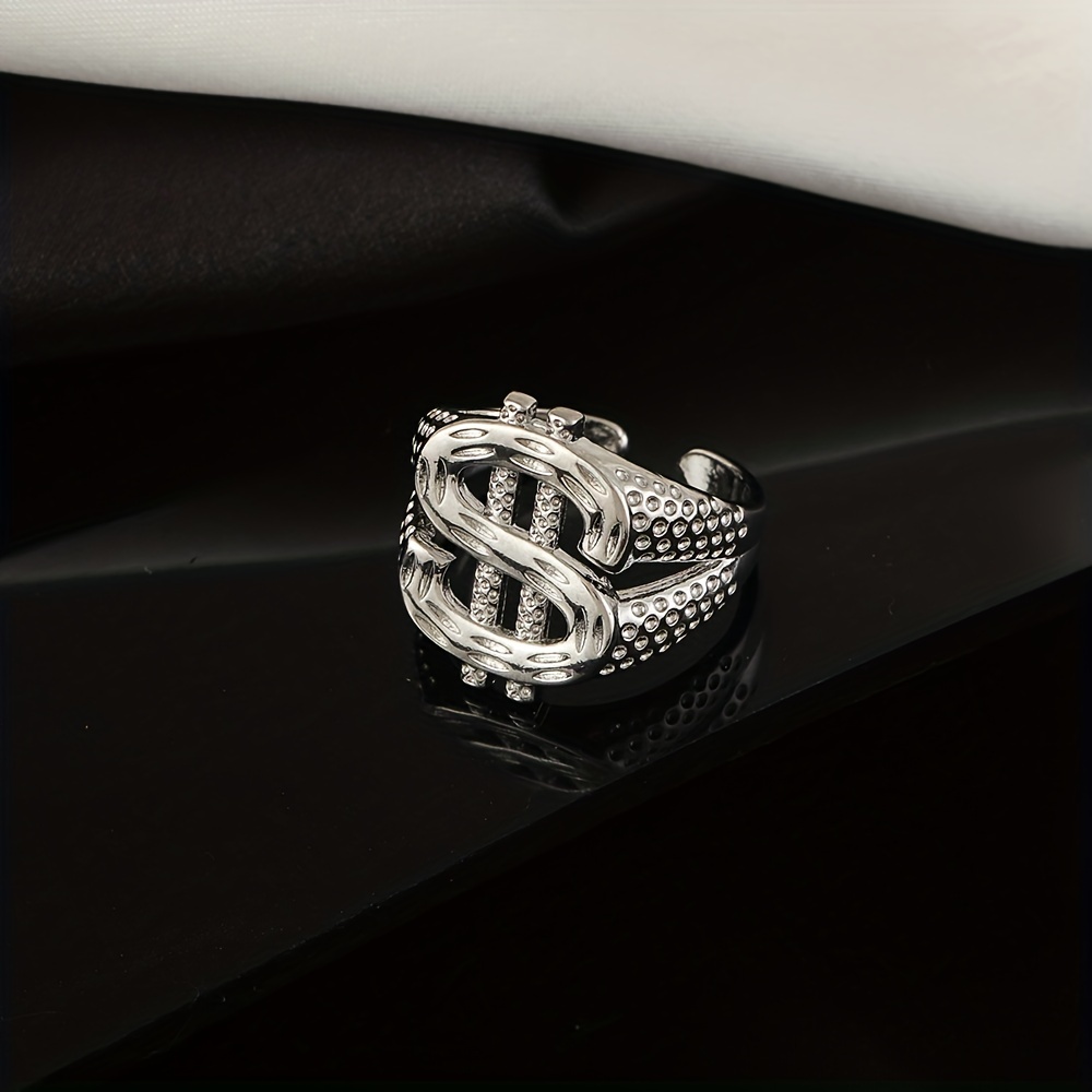 S Letter Ring Fashionable Street Finger Ring