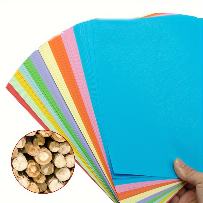 100 Sheets Handmade Colored Paper A4 Copy Paper Color Printing