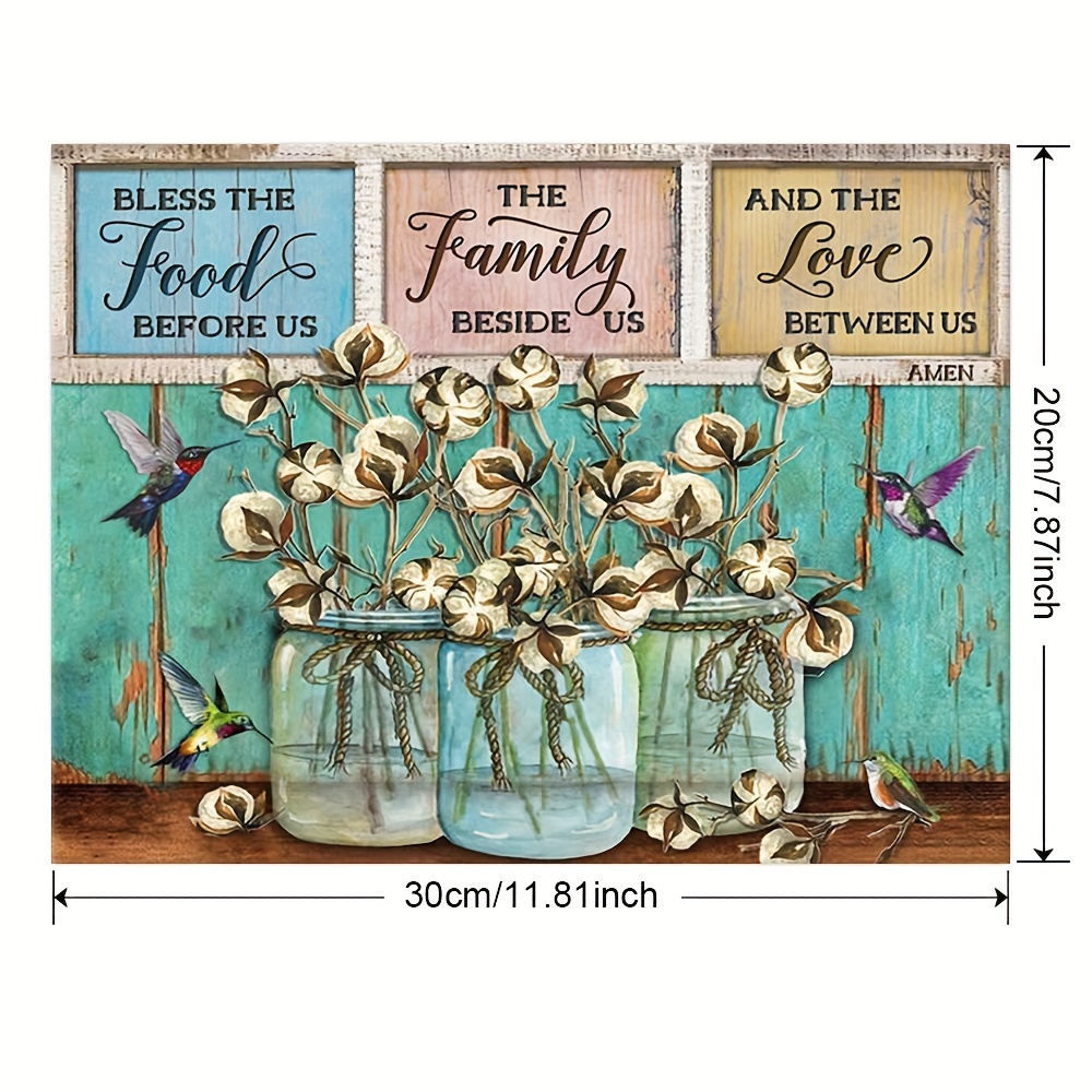 1 Unid Floral Canvas Prints Wall Art Farmhouse Baño - Temu Chile