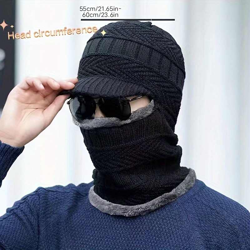 Winter Knitted Hats Thermal Insulation Masks