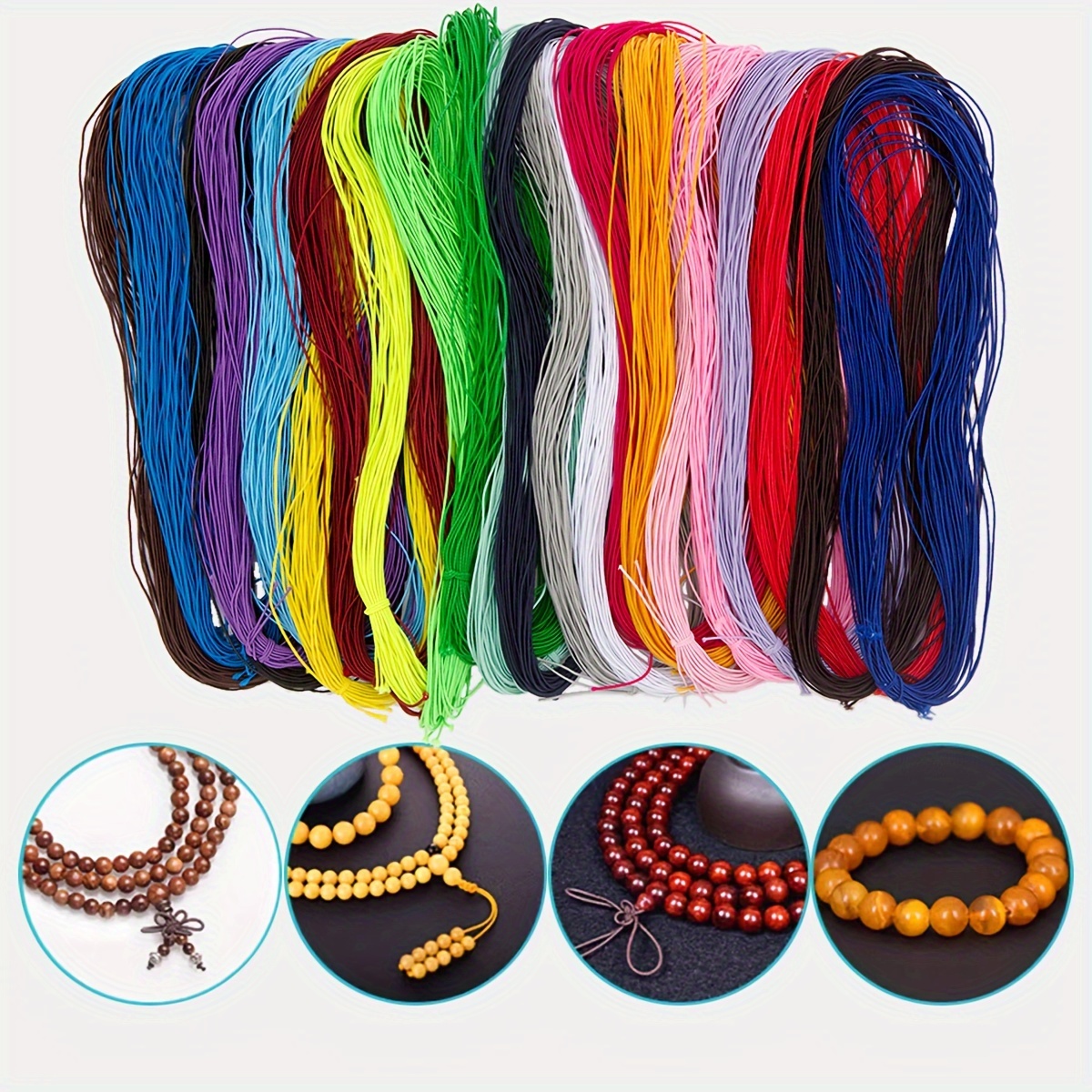 Strong Stretchy Elastic Beading Thread Cord For Diy Bracelet - Temu