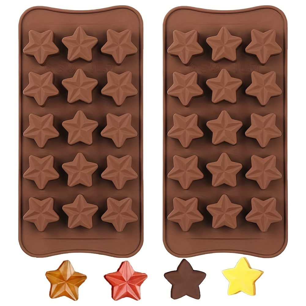  Moldes de silicona para chocolate, moldes de caramelo