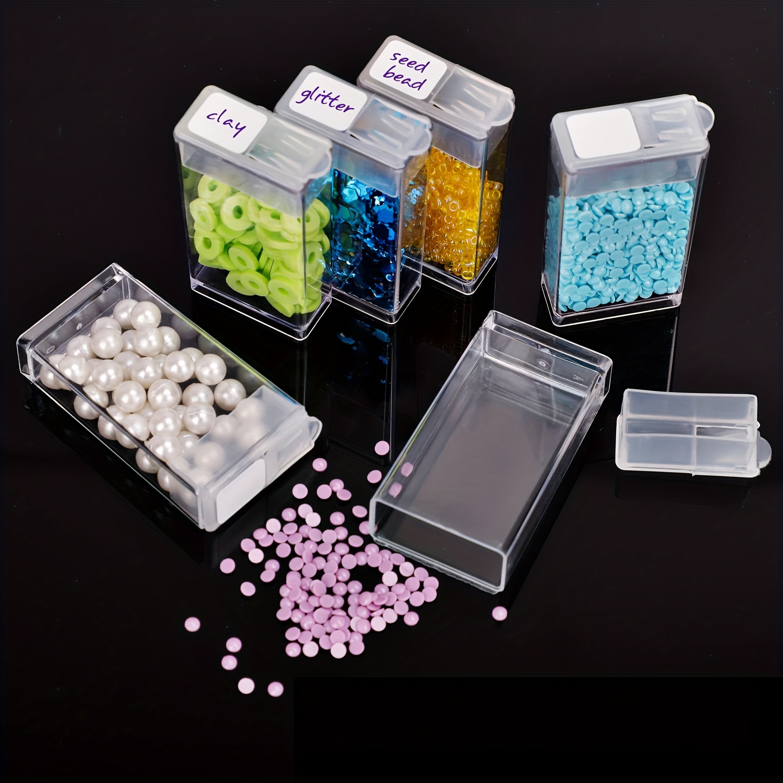 Diamond Painting Storage Containers 5d Plastic Box Beads - Temu