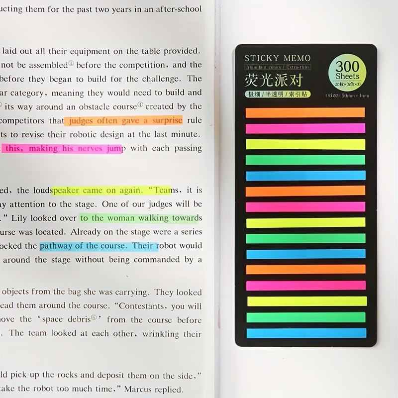 Mini Sticky Notes Portable Index Notes That Can Be Placed In - Temu