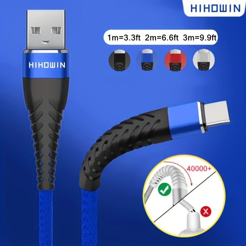 

Usb Type C Cable 3a Fast Charging Data Cable For Samsung Xiaomi Redmi And More Usb C Smartphones Charger Cord