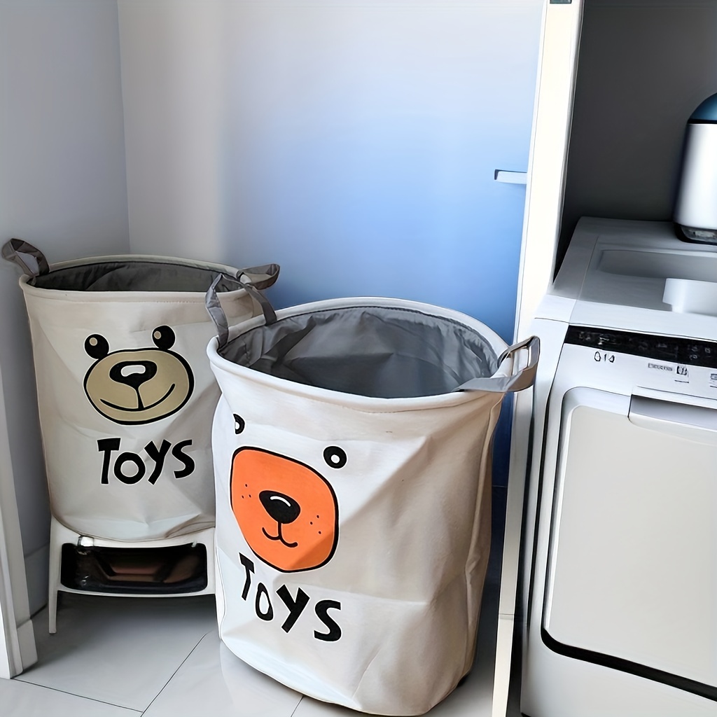 Home Large Laundry Basket Collapsible Child Toy Storage Laundry Bag Dirty  Clothes Hamper Organizer Bathroom Laundry Bucket