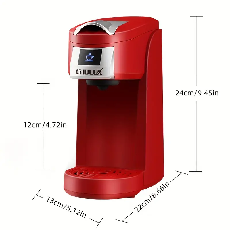 1pc capsule coffee maker ground coffee mini coffee machine brew delicious coffee in seconds with chulux upgrade single serve coffee maker auto shut off one button operation coffee tools coffee accessories details 2