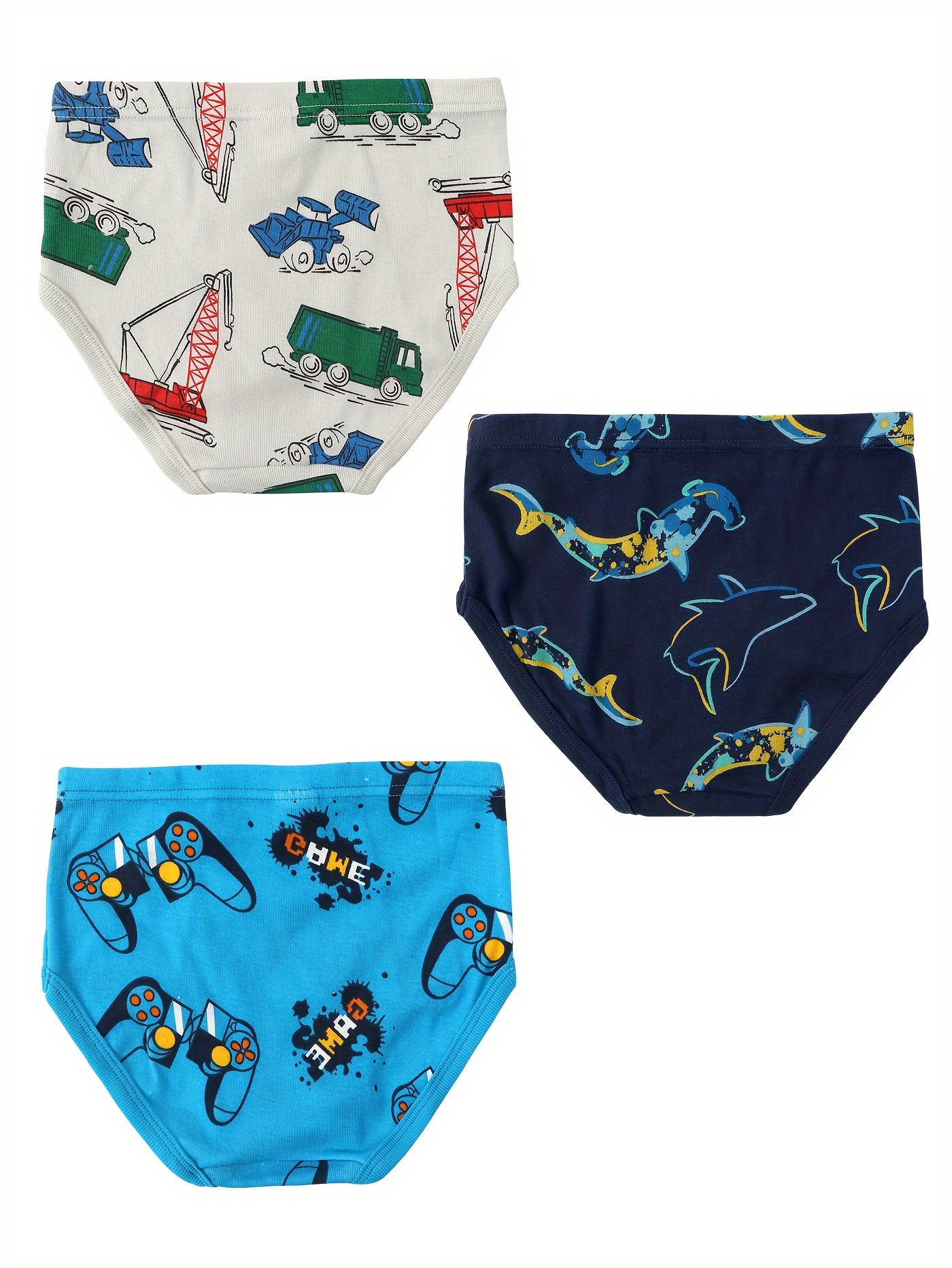  Boboking Little Boys Briefs Dinosaur Truck Toddler Kids  Underwear