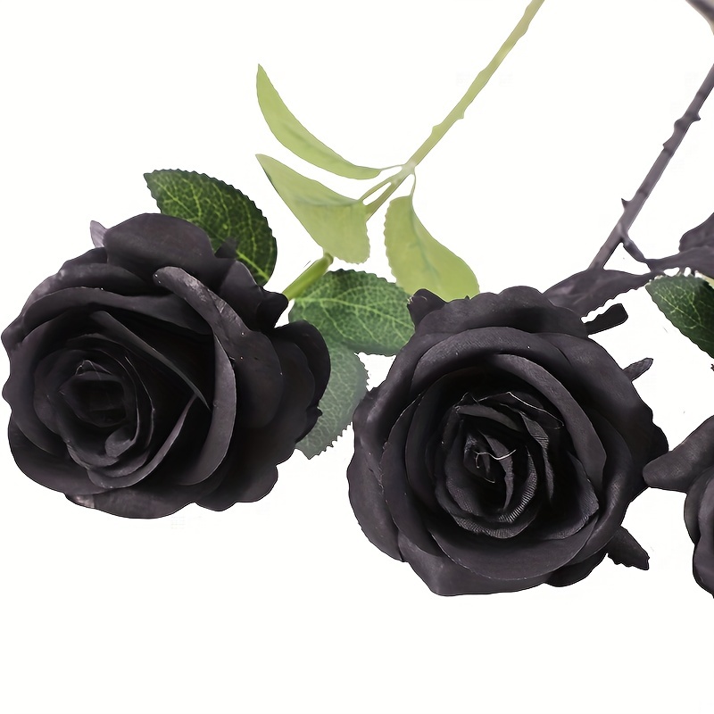 Black Artificial Flowers Home, Black Rose Artificial Flower