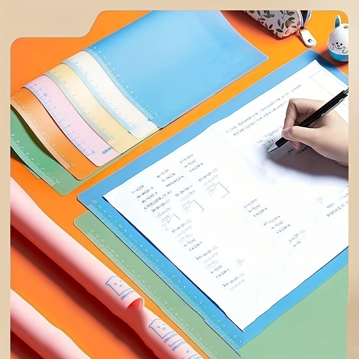 A4 Soft Silicone Pad Board, Student Exam Pad Board, A3 Test Paper Pad, Desk  Pad, Writing Pad, Cardboard, Students' Drawing And Drawing Table Pad