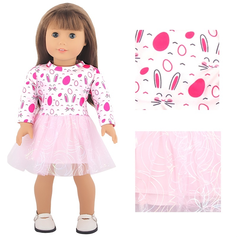 Baby Doll Clothes Accessories Cute Flamingo Pattern Dress - Temu