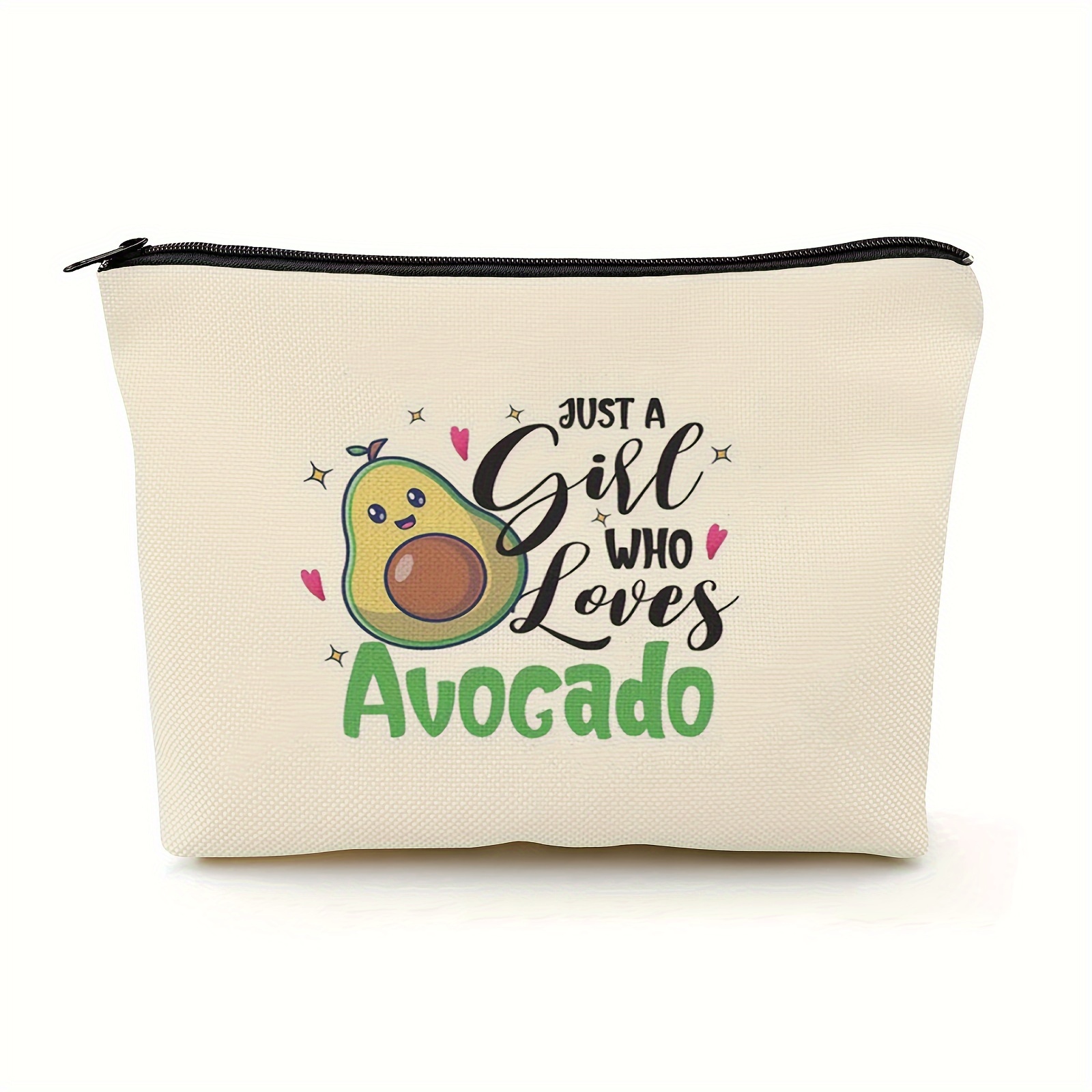 

Avocado Makeup Bag Avocado Gift Fruit Lover Gift Just Who A Who Loves Avocado Cosmetic Bag For Avocado Lovers