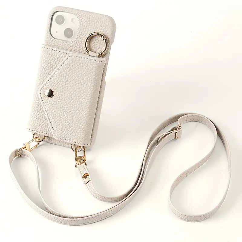 Phone Case With Artificial Leather For Iphone 15 14 Plus 13 12 11