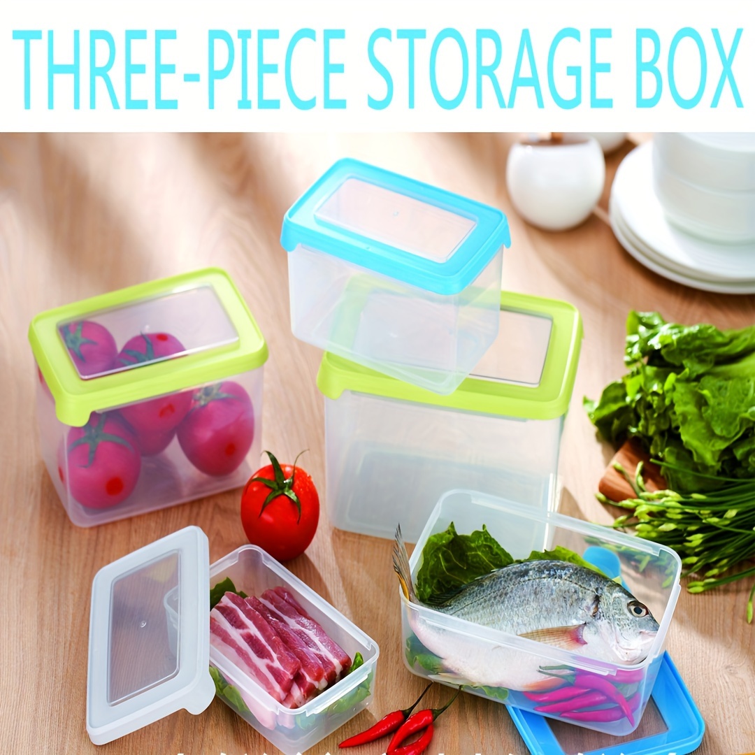 Food Storage Containers, Reusable Plastic Food Containers With Lids, Bpa  Free Microwave & Freezer And Dishwasher Safe, 4 Sizes, Home Kitchen  Supplies - Temu