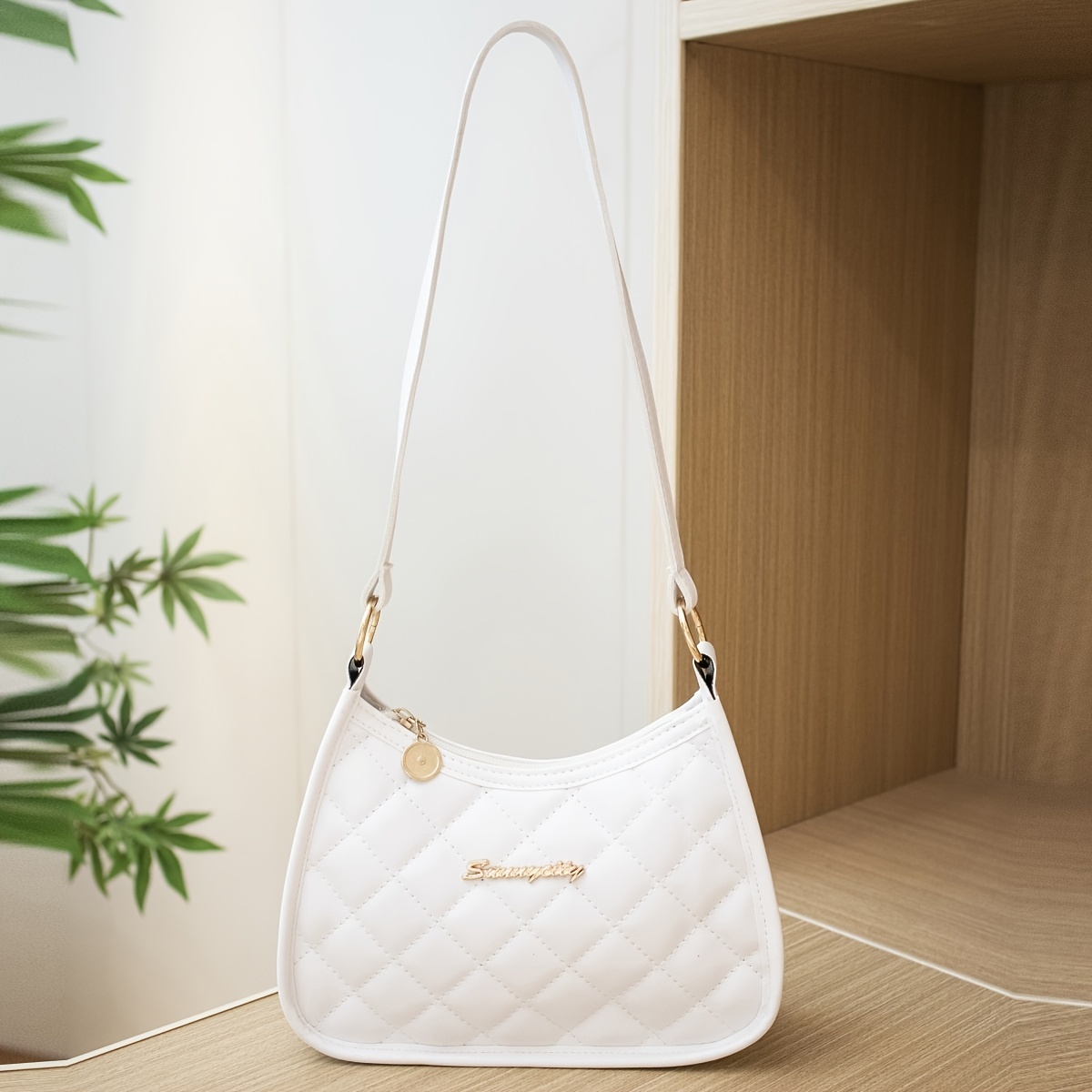 Trendy Letter String Crossbody Bag, Pu Leather Flap Handbag, Perfect Shoulder  Bag For Daily Use - Temu