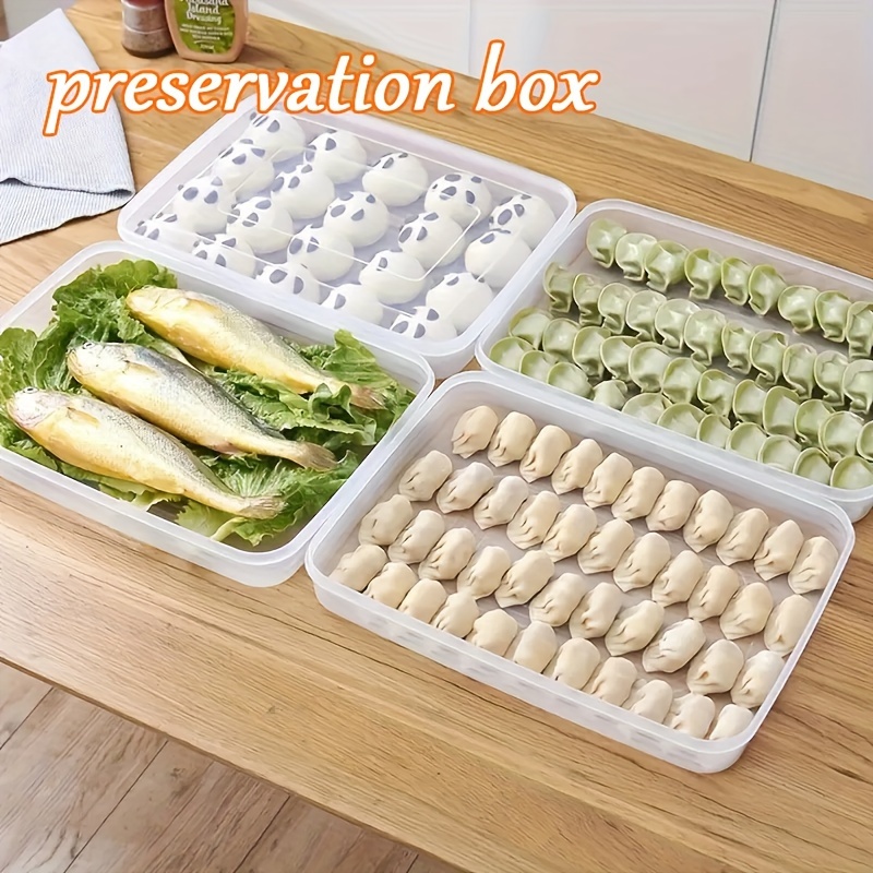 Stainless Steel Food Storage Box Refrigerator Food Storage - Temu
