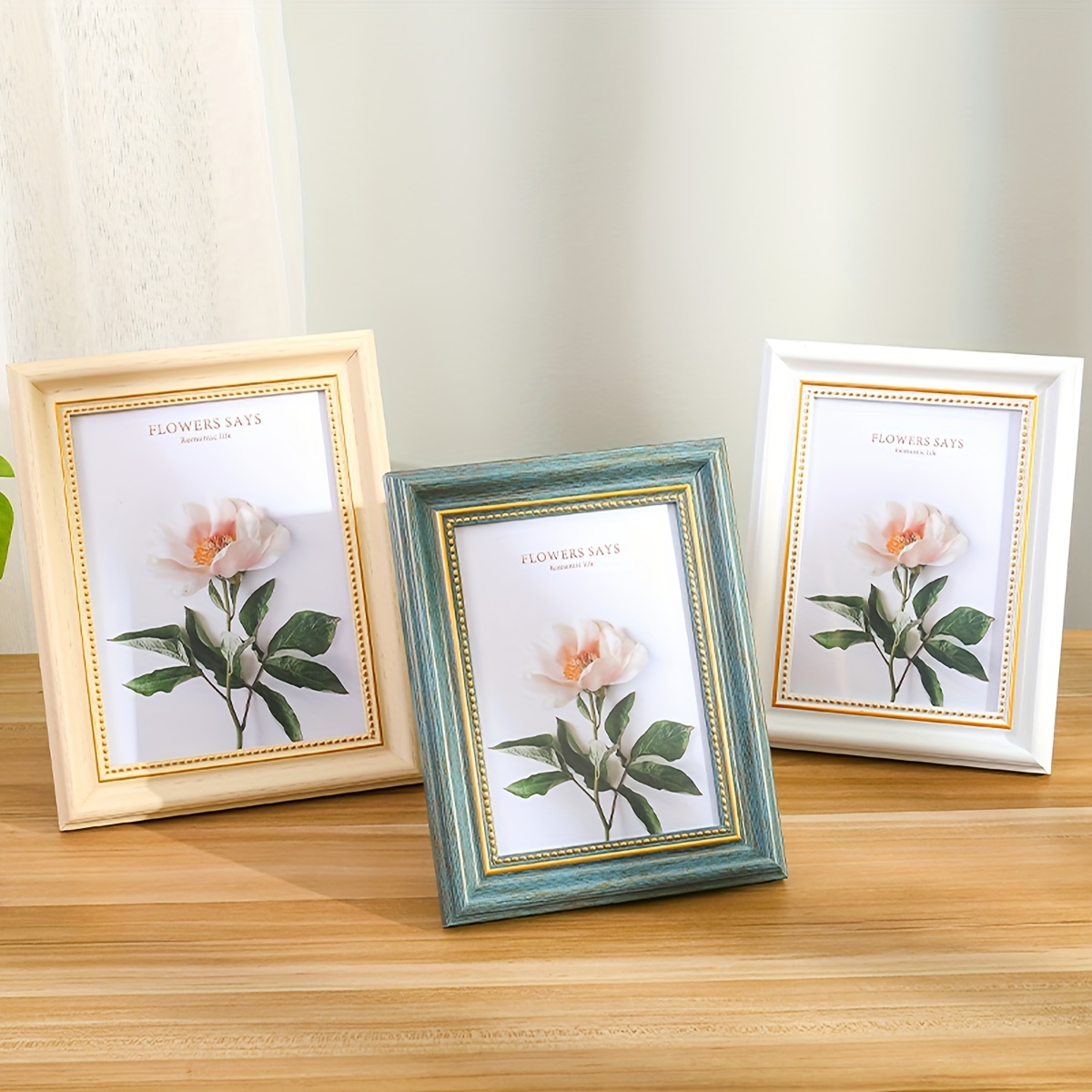 Picture Frame Wooden Photo Frame Photo - Temu