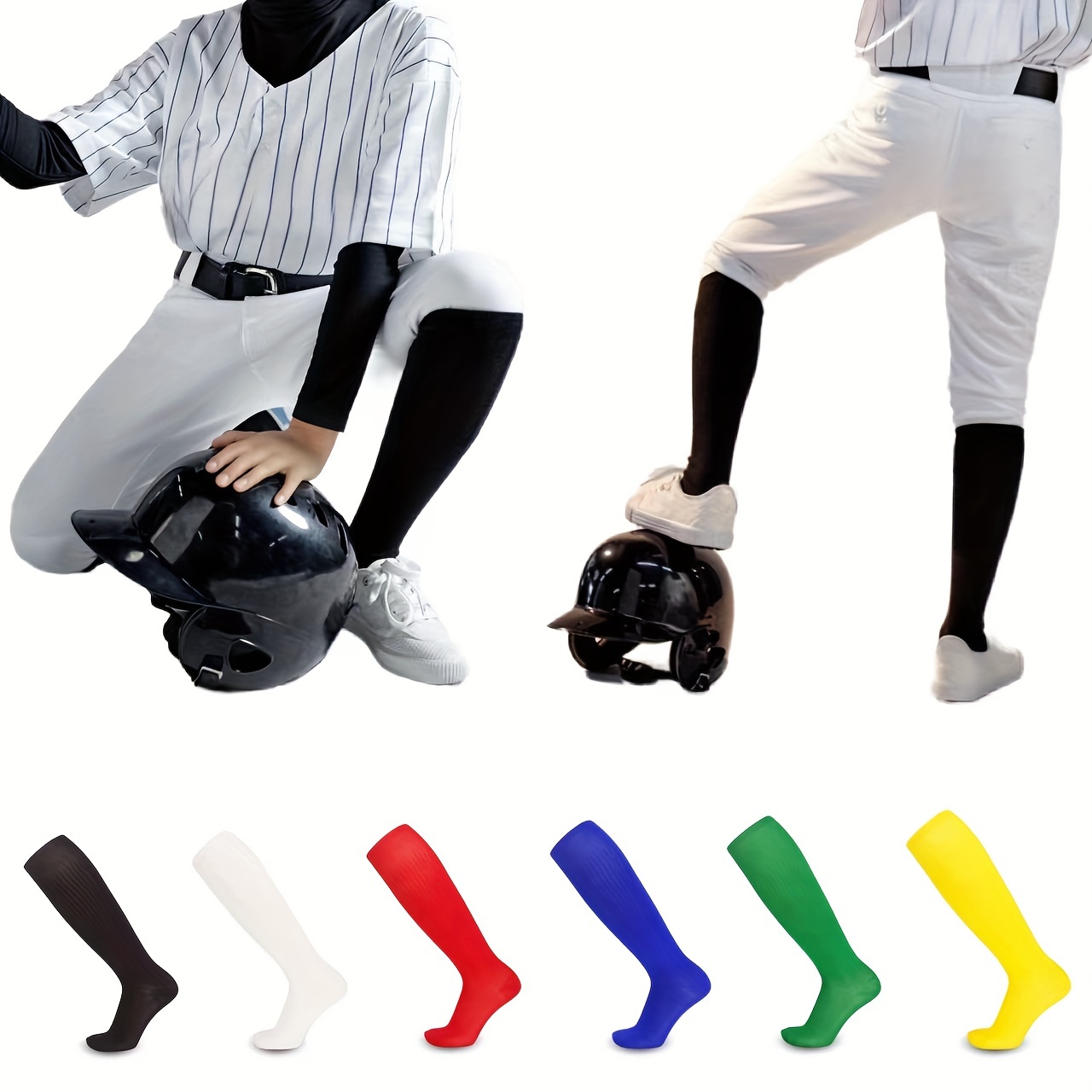 Kid's Baseball Socks, Solid Comfy Breathable Knee High Socks For Boy's  Baseball Training/competition Wearing - Temu Australia