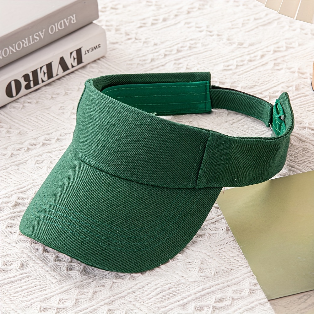 Image of Japanese And Korean Men's And Women's Sunshade Caps, Open Top Outdoor Sunscreen Duck Tongue Baseball Hat, Sports Solid Hat