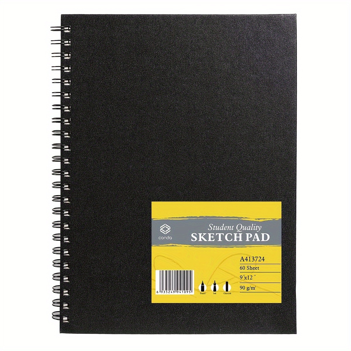 Professional Sketchbook Thick Paper Spiral Notebook Art School Supplies  Pencil Drawing Notepad