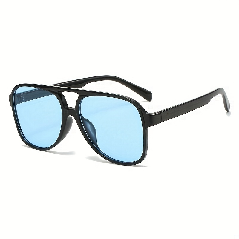 1pc Mens Vintage Glasses Large Frame Sports Sunglasses Ideal