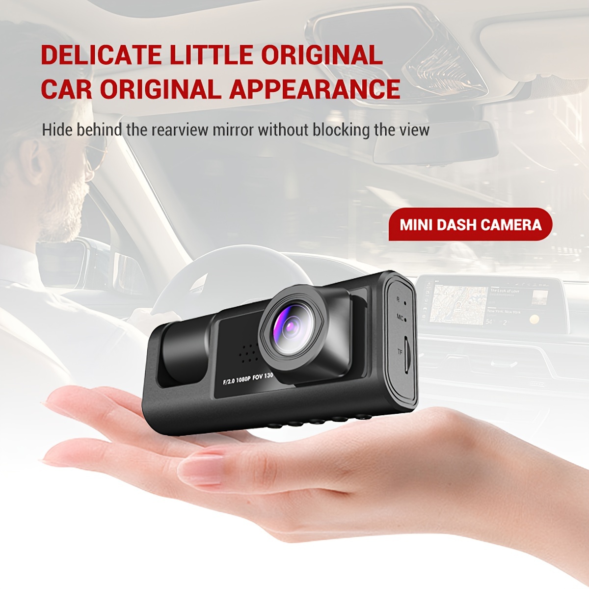 Auto Dashcam 1080p FHD 3 Kanal Dash Kamera Vorne Hinten - Temu Austria