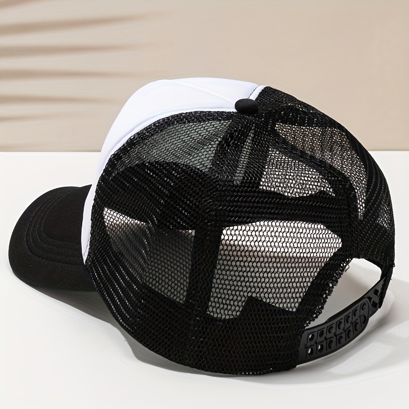 Dog Printed Breathable Sunscreen Mesh Hat For Outdoor Activities