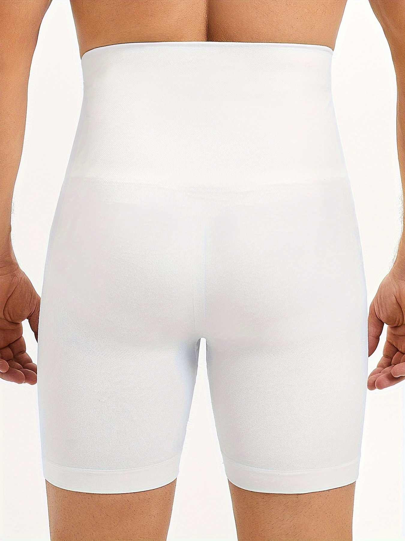 Men Underwear Waist Slimming Trainer Corset Underpants Body Shaper for  Shapewear, White, M