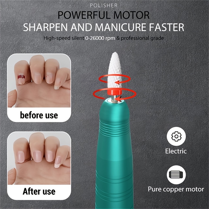 Professional Finger Toe Nail Care Electric Nail Drill - Temu