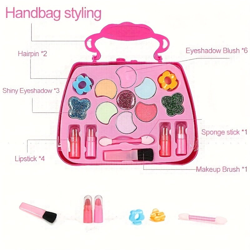 New Girls Princess Pretty Makeup Set Sparkling Eyeshadows Kids