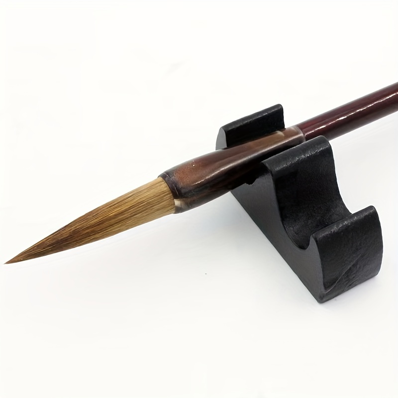 Wooden Paintbrush Holder Pen Holder Log Color Pen Shelf - Temu