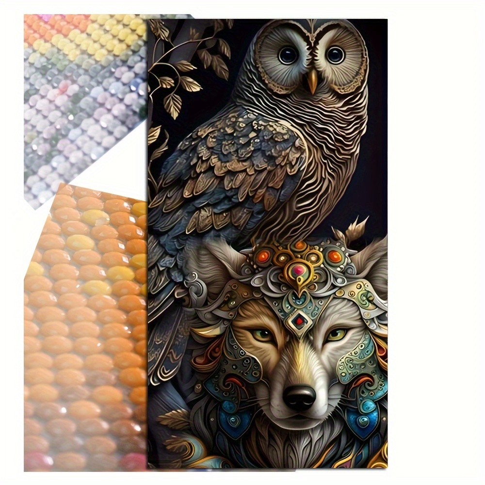 Halloween Diamond Painting Kits Adults Owl Full Diamond - Temu