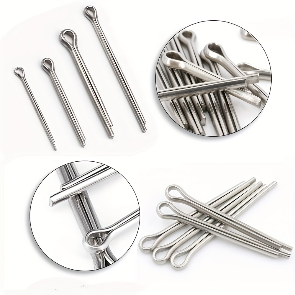 1/4 Stainless Steel Cotter Pins 304 Stainless Steel Split Pins 1/4 inch x 1  inch Qty 25