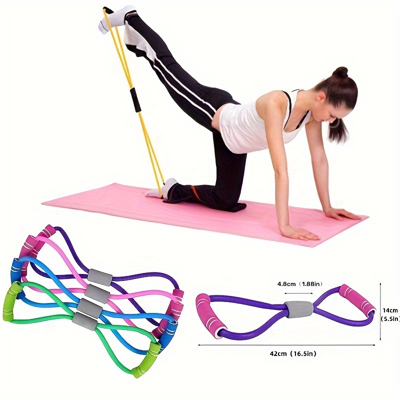Resistance Band With Handle & Pedal, Multi-functional Tension Rope, Fitness  Exercise Equipment For Abdomen, Waist, Arm And Leg Stretching Training -  Temu