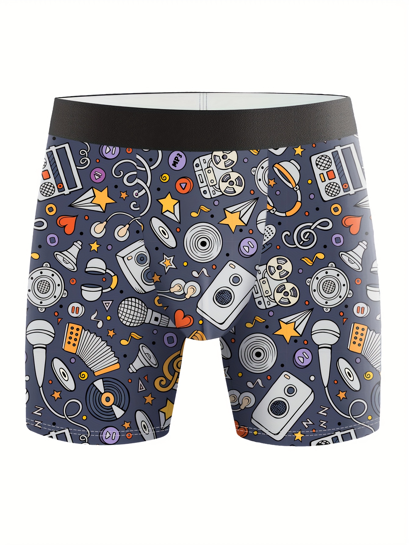 Men's Underwear, New Year Gifts, Cartoon Print Cotton Breathable Soft Comfy  Stretchy Boxer Briefs Shorts, Underpants For Men Teen