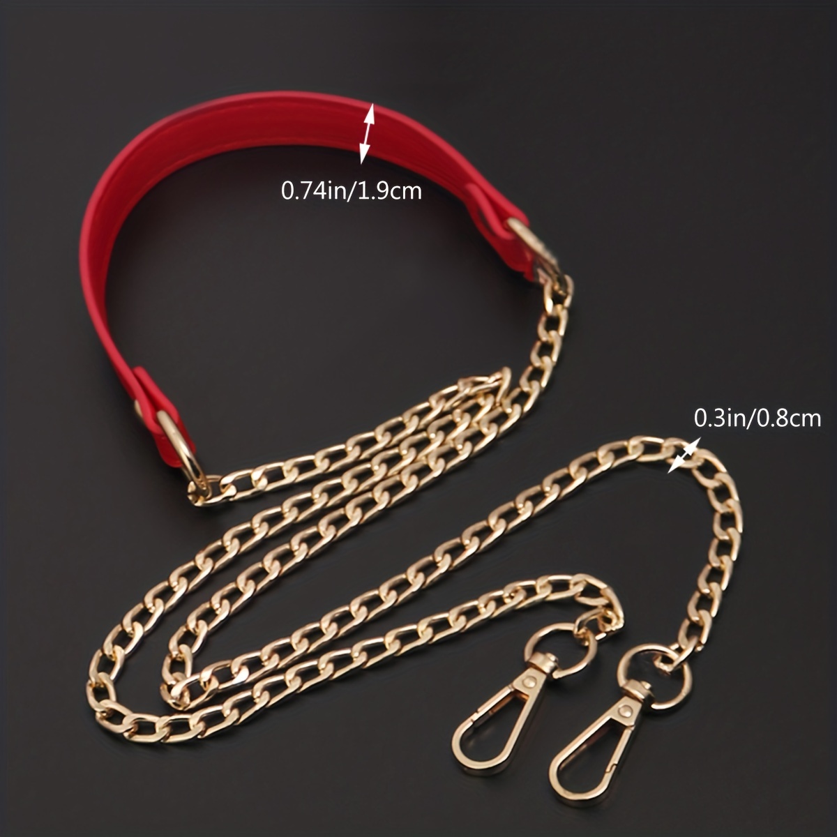 Metal Strap for Shoulder Bag Lightweight Reusable Strap