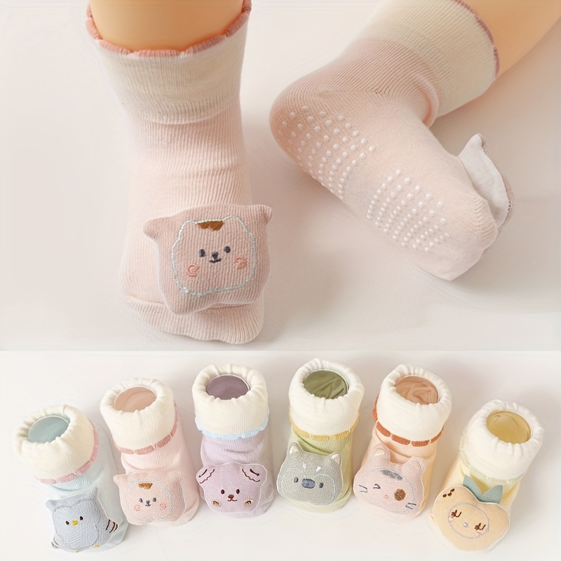 Calcetines antideslizantes para bebé recién nacido Calcetines