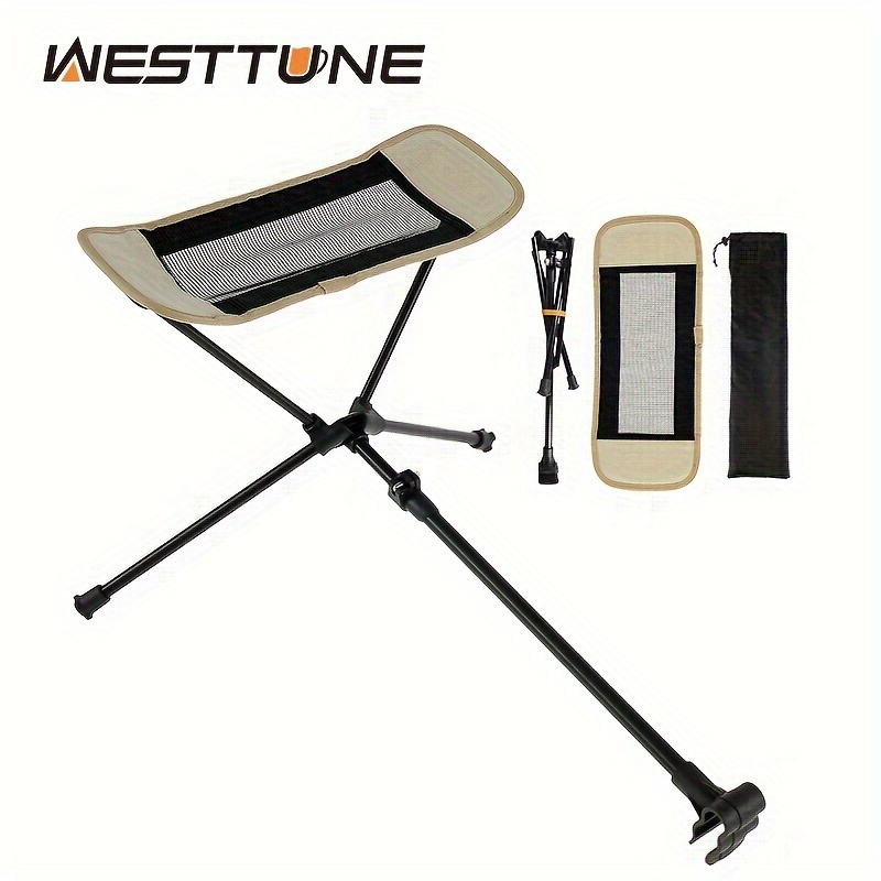 Universal Camping Chair Foot Rest, Portable Foldable Foot Rest, Outdoor  Telescopic Stool Recliner Foot Rest Cushion For Hiking Fishing Beach